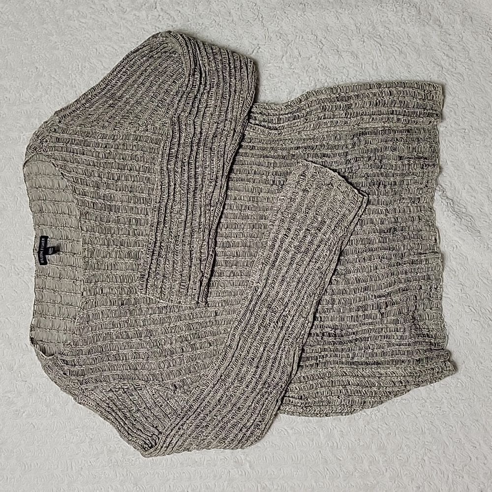 Eileen Fisher Scoop-Neck Deep Green Sweater in Medium